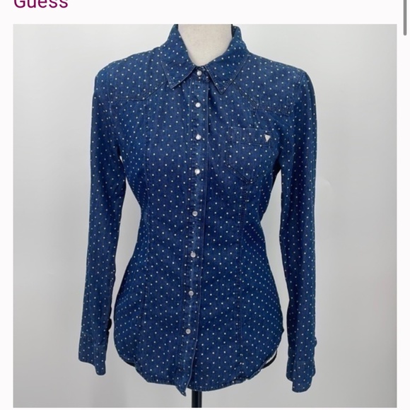 Shirt Guess denim - Picture 1 of 5